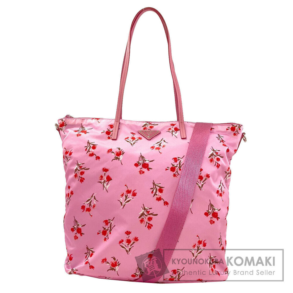 PRADA Flower Motif Handbag